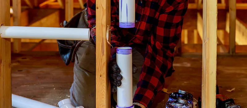 Process of Rough In Plumbing in Davenport, Toronto