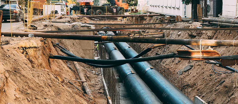 Underground Drainage Pipe Replacement in Davenport, Toronto
