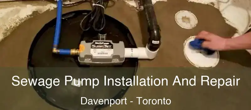  Sewage Pump Installation And Repair Davenport - Toronto
