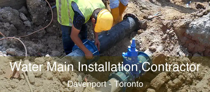  Water Main Installation Contractor Davenport - Toronto